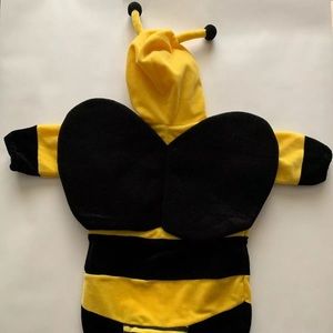 Bee infant costume zip up sack 0 - 9 months